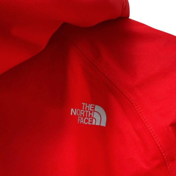 THE NORTH FACE Boys Jacket Large 14/16 Red Hooded Windbreaker Full Zip *TORN - Picture 11 of 16